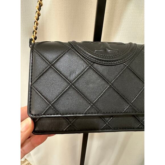 Tory Burch Fleming Soft Convertible Shoulder Bag NWOT Leather Adjustable Chain - Picture 6 of 14